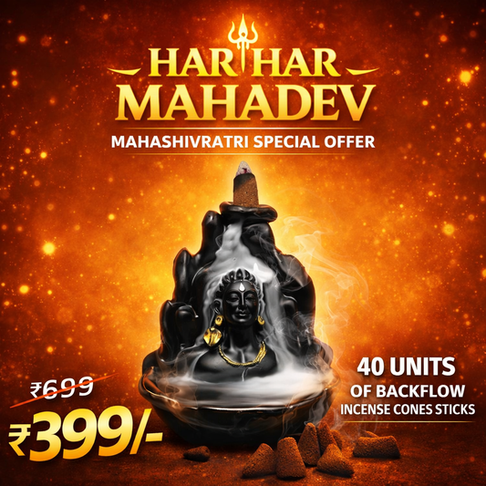 Feel the Power of Adiyogi 🔱 | Divine Smoke Fountain with 40 Premium Cones